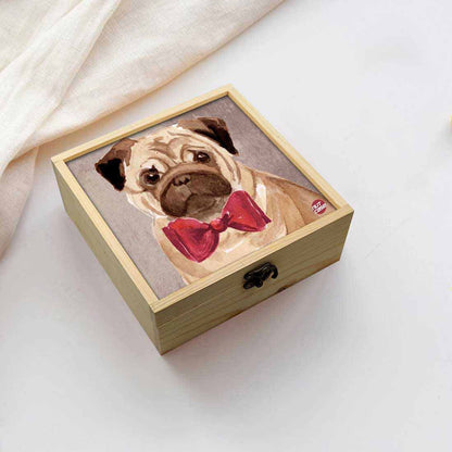 Jewellery Box Makepup Organizer -  Cute Bulldog Nutcase