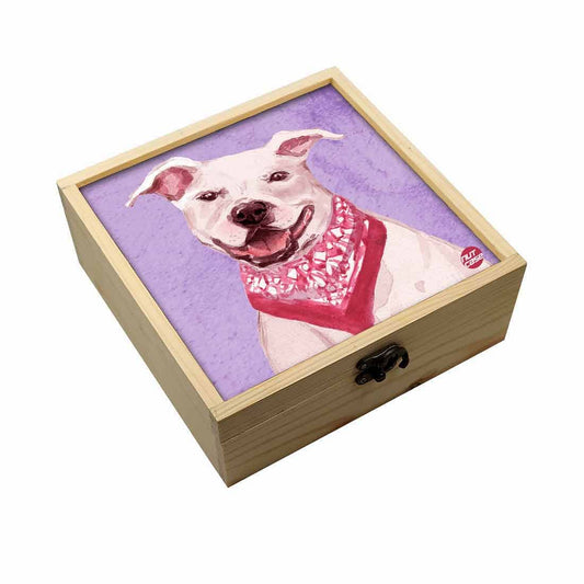 Jewellery Box Makepup Organizer -  Cute Smart Dog Nutcase