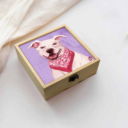 Jewellery Box Makepup Organizer -  Cute Smart Dog Nutcase