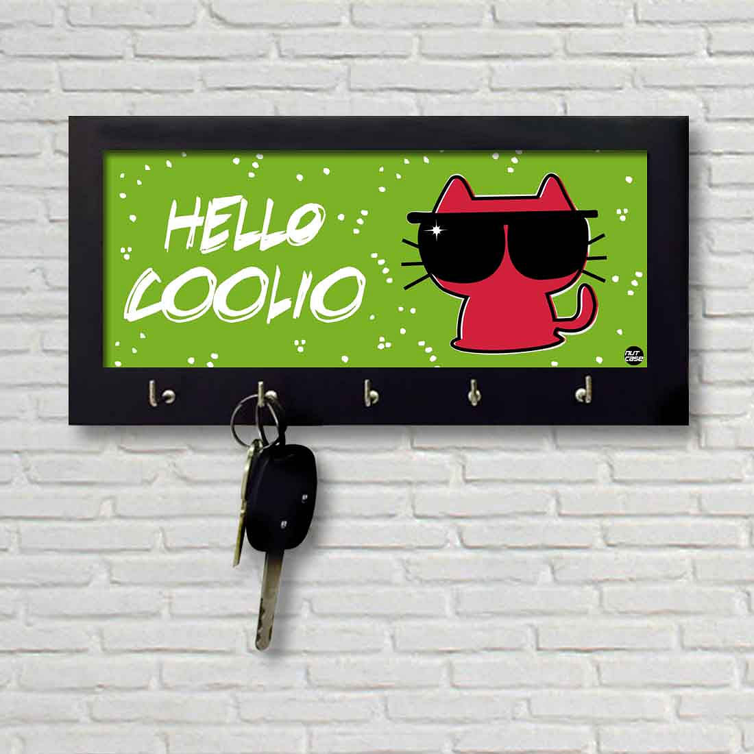 Key Holder Hanger For Wall -  HELLO COOLIO Nutcase