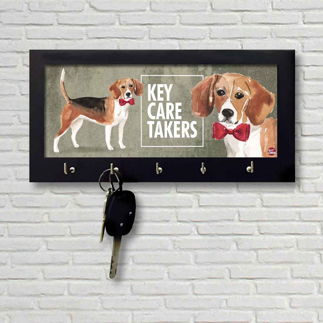 Home Key Holder for Wall keys Organizer - Cool Dog Nutcase