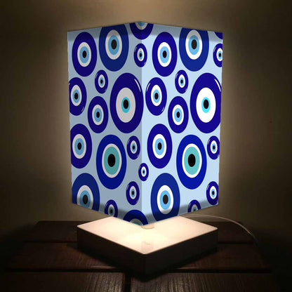 Modern Designer Bedroom Table Small Lamps for Bedside - Evil Eye Protector Nutcase
