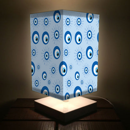 Modern Designer Bedroom Table Small Lamps for Bedside - Evil Eye Protector Nutcase