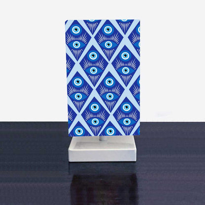 Designer Small Table Lamps for Living Room Bedroom Decor - Evil Eye Protector Nutcase