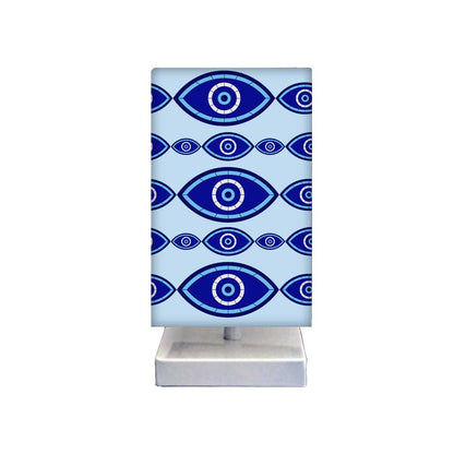 Designer Small Table Lamps for Living Room Bedroom Decor - Evil Eye Protector Nutcase