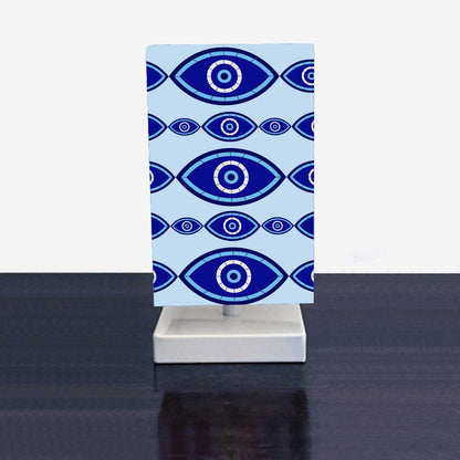 Designer Small Table Lamps for Living Room Bedroom Decor - Evil Eye Protector Nutcase
