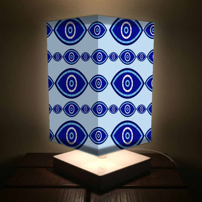 Designer Small Table Lamps for Living Room Bedroom Decor - Evil Eye Protector Nutcase