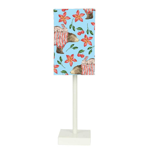 Tall Table Lamp For Living Rooms -   Panda & Rabbit Nutcase
