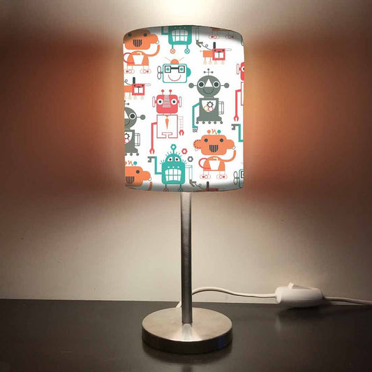 Kids Table Lamps Light for Bedroom - Robots 0006 Nutcase