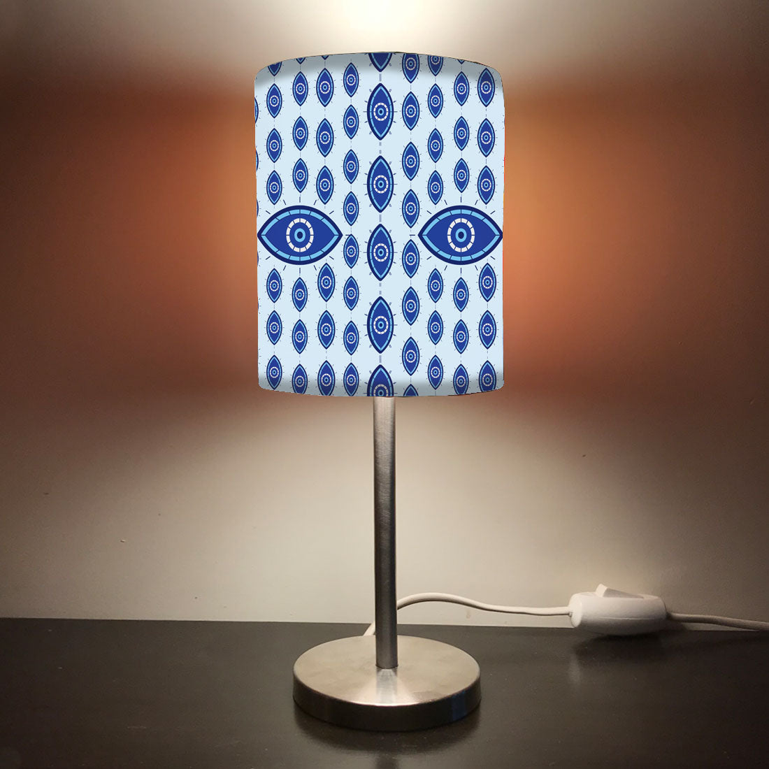 Designer Small Night Lamps for Kids Bedroom - Evil Eye Protector Nutcase