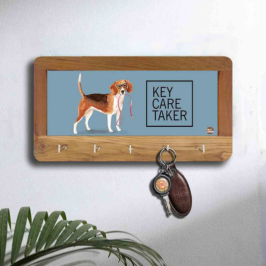 Wooden Key Holder Hanger for Wall Keys Stand - Key Care Taker Nutcase
