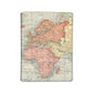 Passport Cover Holder Travel Case With Baggage Tag - Vintage Map