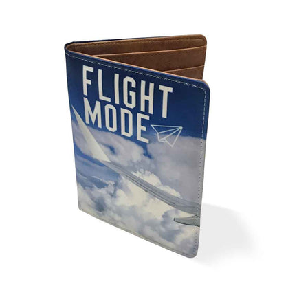 Passport Holder Leather Travel Wallet Organizer - Flight Mode Nutcase