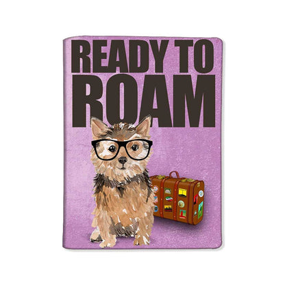 Passport Cover Holder Travel Wallet Case - Smarty Dog Nutcase