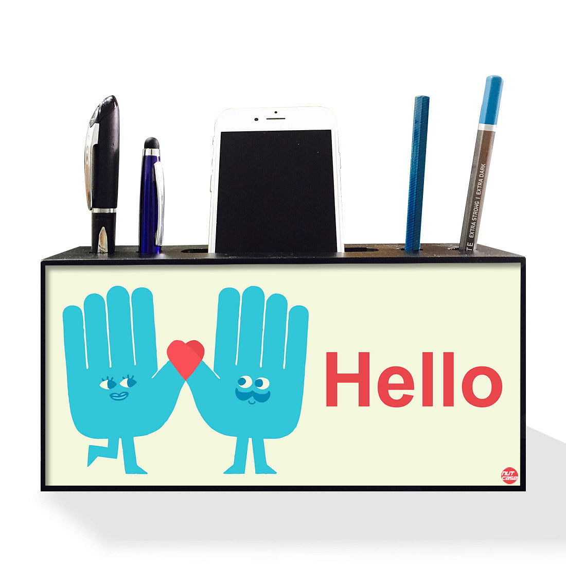 Pen Mobile Stand Holder Desk Organizer - Hello Nutcase