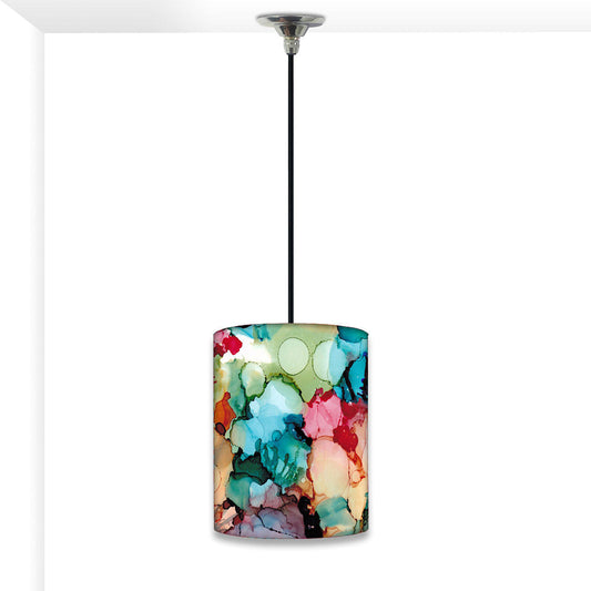 Pendant Lamp for Passage - Alcohol Ink Styled Nutcase