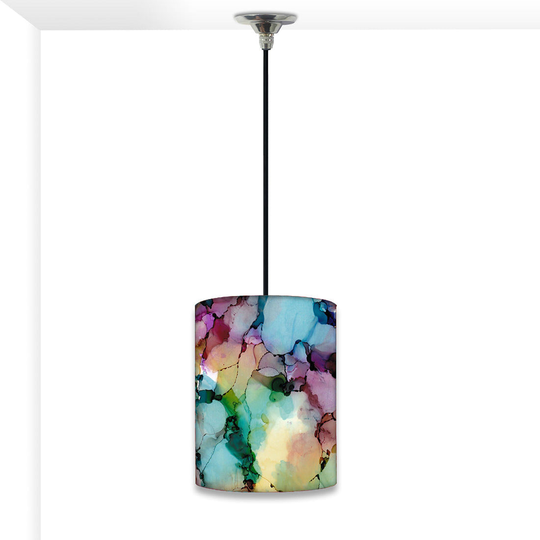 Best Designer Pendant Lamp - Alcohol Ink Styled Design Nutcase