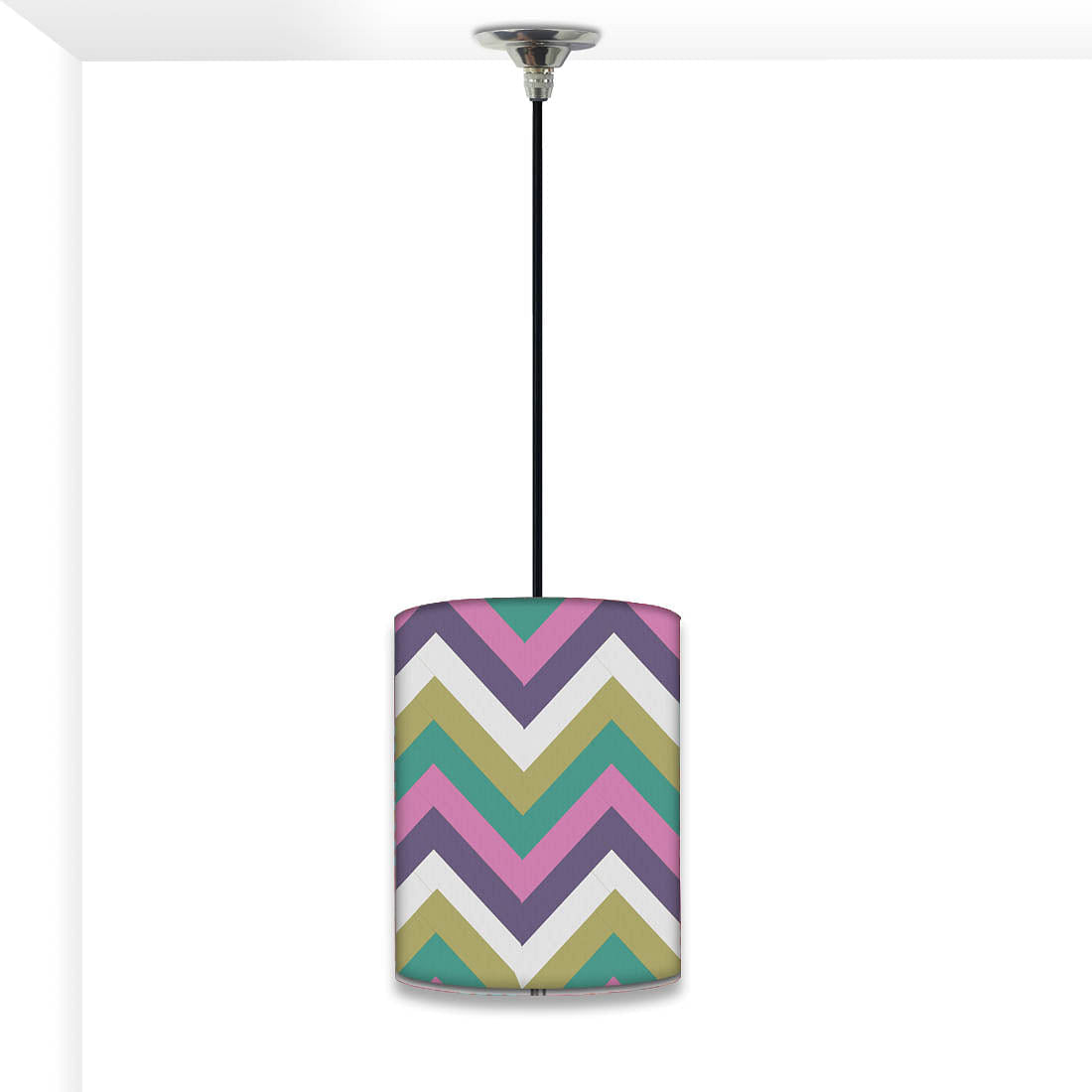 New Hanging Pendant Lamp - Zig-Zag Lines Nutcase