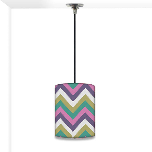 New Hanging Pendant Lamp - Zig-Zag Lines Nutcase