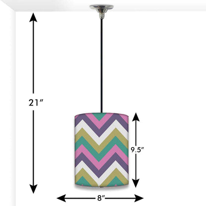 New Hanging Pendant Lamp - Zig-Zag Lines Nutcase