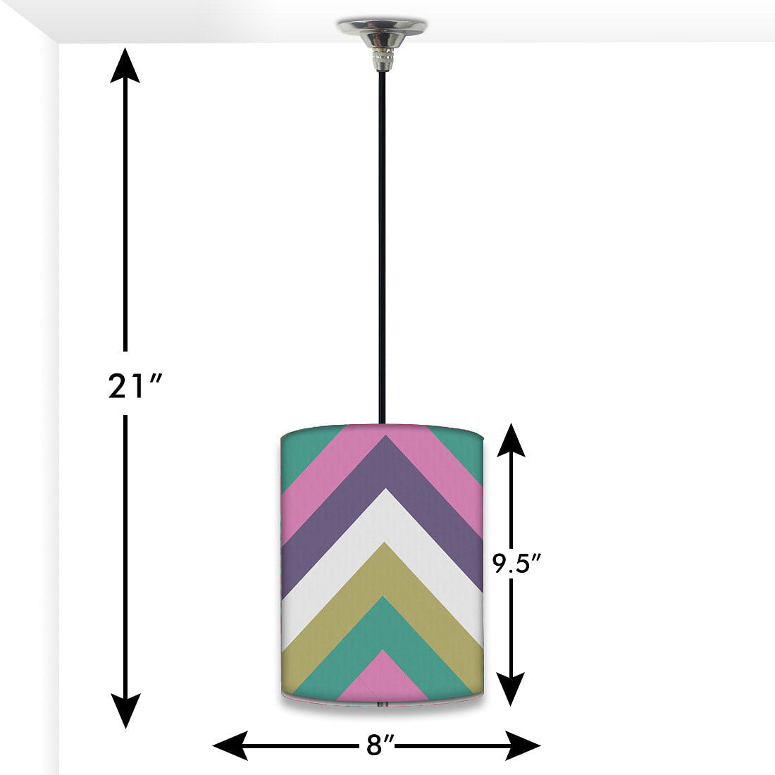Beautiful Hanging Pendant Lamp - Geometric Arrows Nutcase