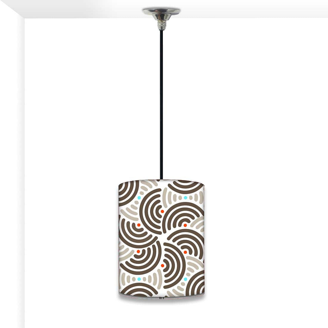Designer Pendant Lamp for Passage - Semi Pattern Nutcase