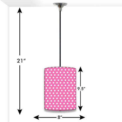 Simple Hanging Pendant Lamp - Pink Dots Nutcase