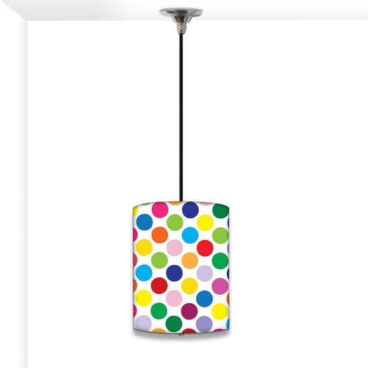 Colorful Hanging Pendant Lamp - Colorful Dots Nutcase