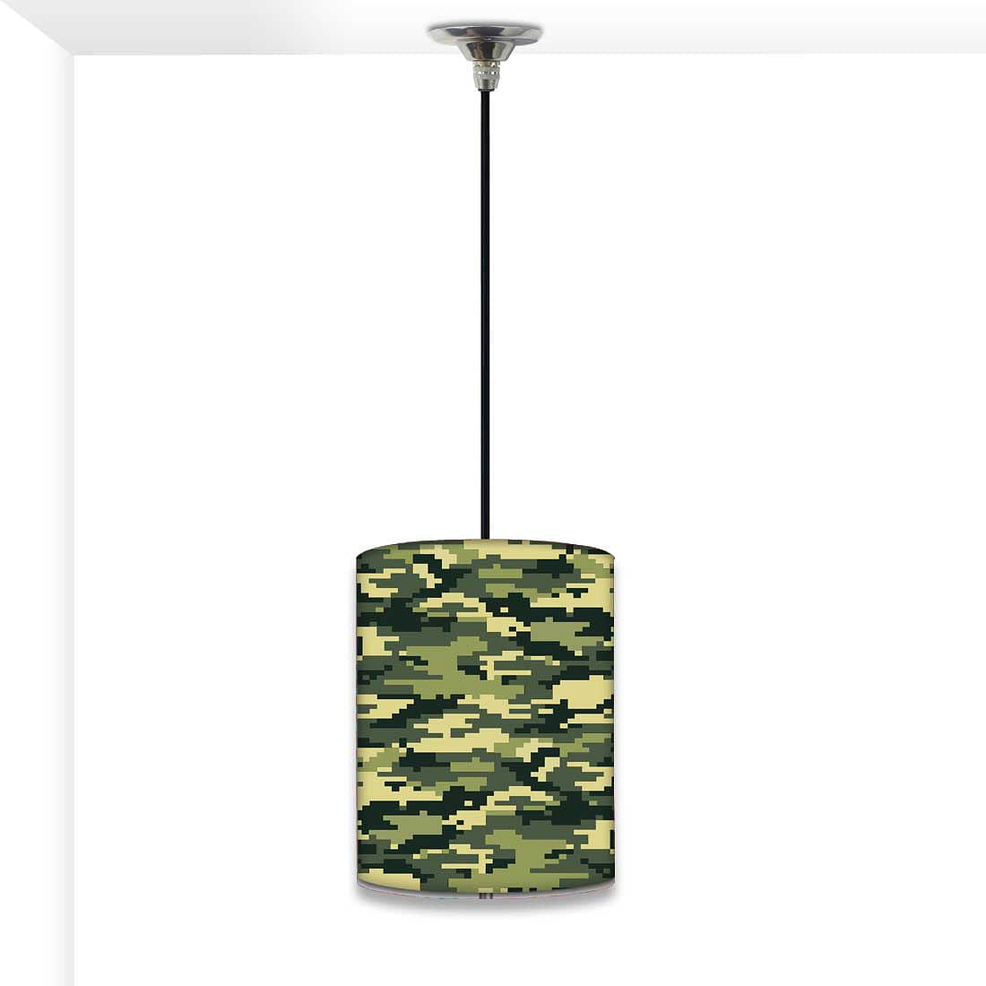 Designer Unique Pendant Lamp - Army camouflage Nutcase