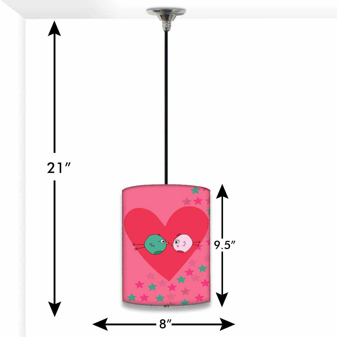 Beautiful Ceiling Pendant Lamp - Cute Birds Nutcase