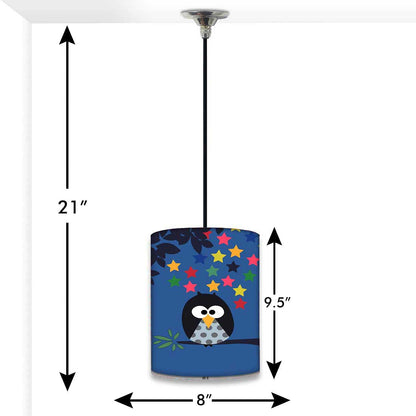 Cute Round Hanging Pendant Lamp - Owl Nutcase