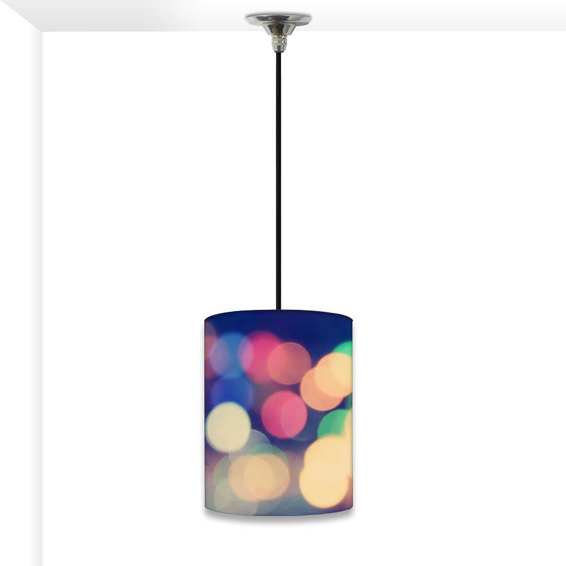 Cool Ceiling Hanging Pendant Lamp - Colorful Bokeh Nutcase