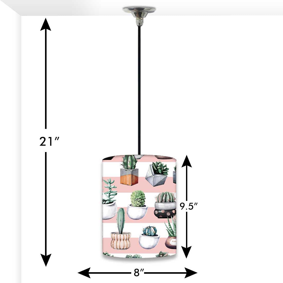 Amazing Hanging Pendant Lamp - Cactus Pots Nutcase