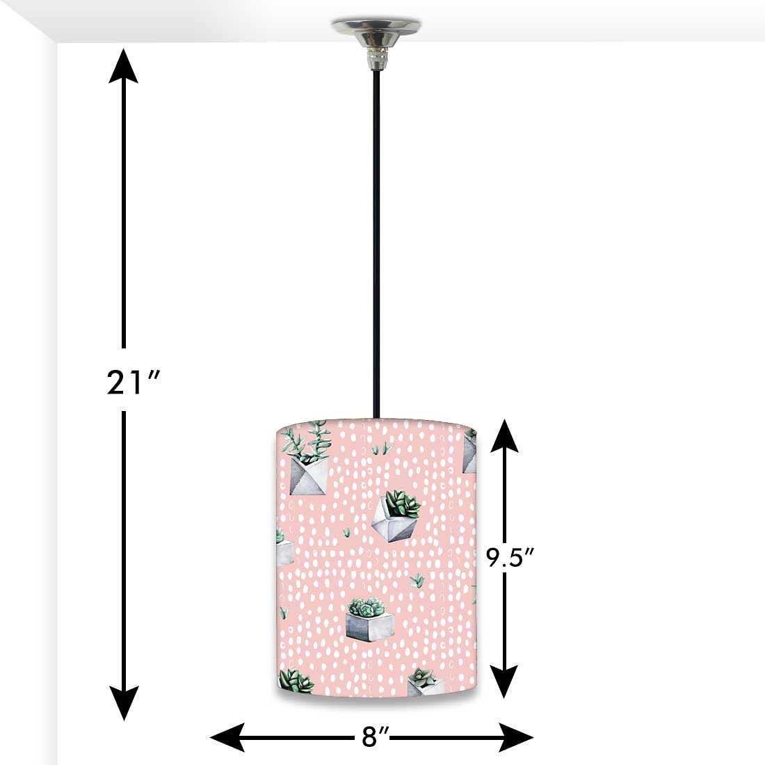 Trendy Ceiling Hanging Pendant Lamp - Flower Pots Nutcase