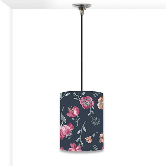 Beautiful Designer Pendant Lamp - Cute Baby Floral Art Gray Nutcase