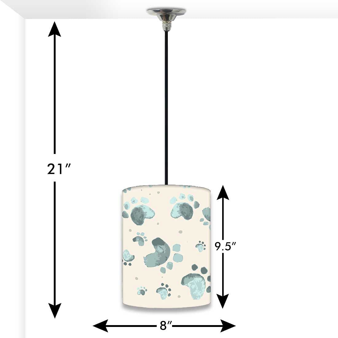Bedroom Hanging Pendant Lamp - Paw Nutcase