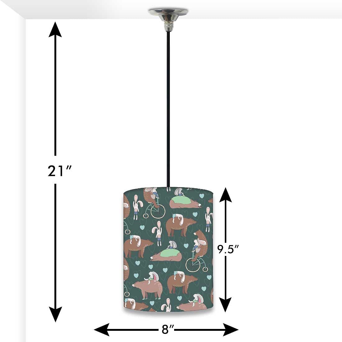 Designer Kids Ceiling Pendant Lamp - Bears Nutcase