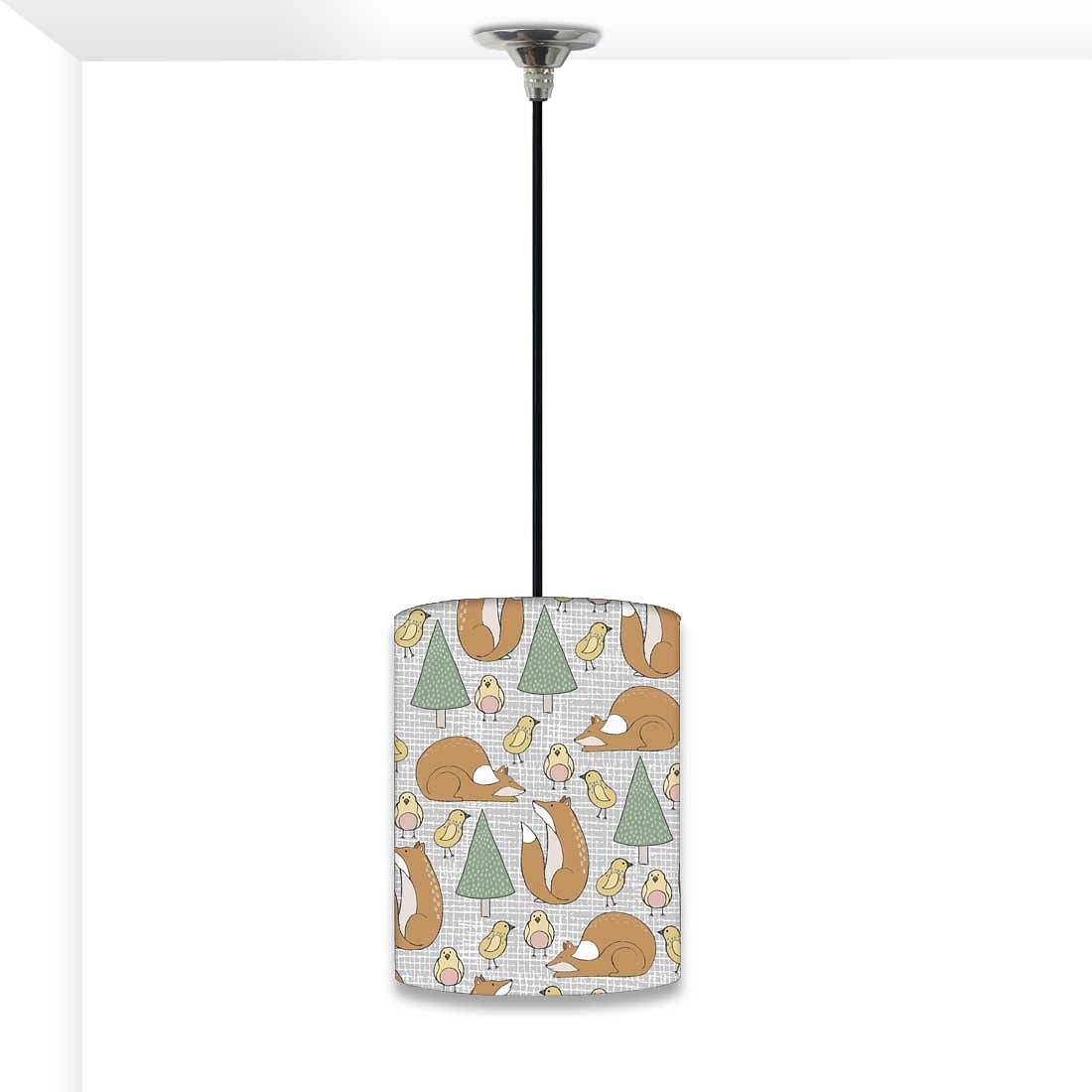 Kids Ceiling Pendant Lamp - Small Birds Nutcase