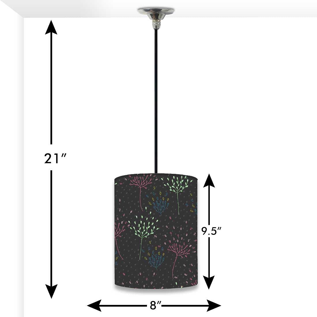 Modern Outdoor Pendant Lamp - Delicate Flowers Nutcase