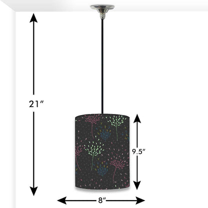 Modern Outdoor Pendant Lamp - Delicate Flowers Nutcase