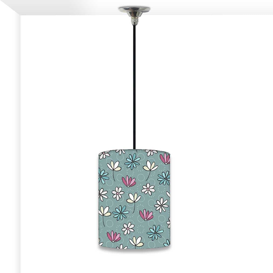 Bedside Hanging Pendant Lamp - Vintage Flower Pattern Nutcase