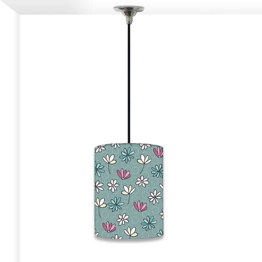 Bedside Hanging Pendant Lamp - Vintage Flower Pattern Nutcase