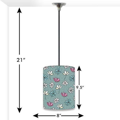 Bedside Hanging Pendant Lamp - Vintage Flower Pattern Nutcase