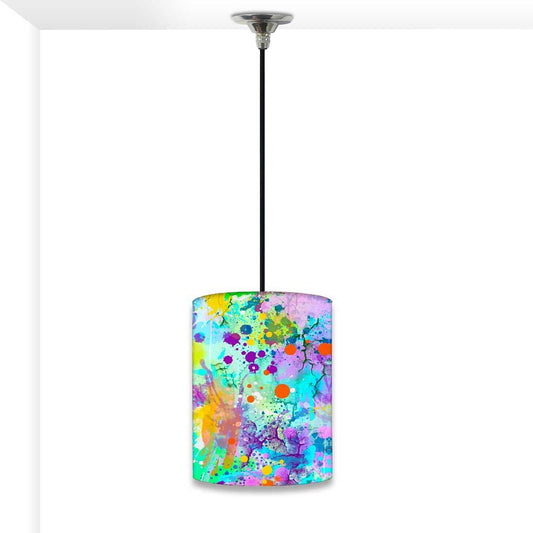 Designer Bedroom Pendant Lamp - Watercolor Nutcase