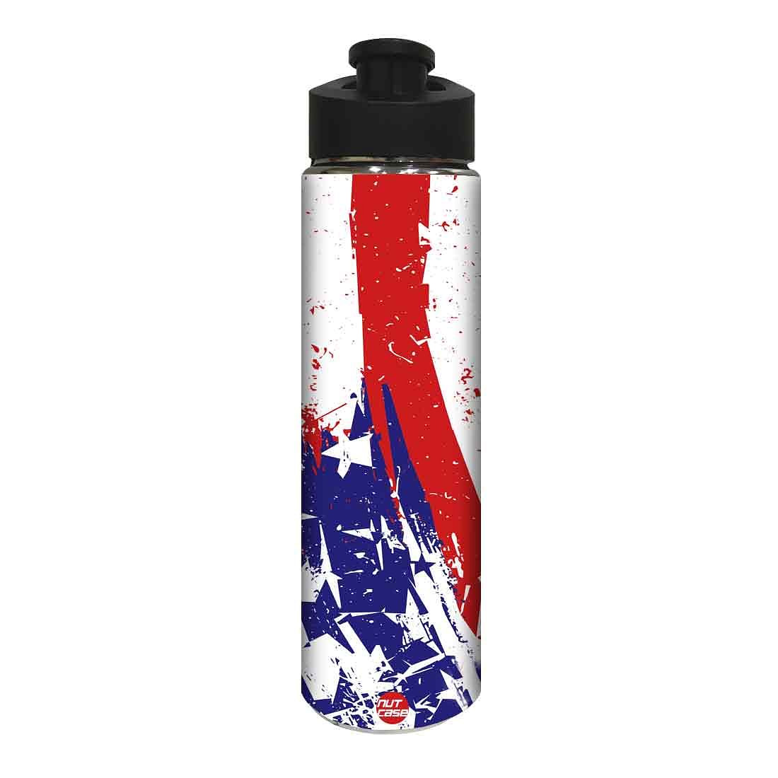 Stainless Steel Sipper Bottle -  Blue and Red Nutcase