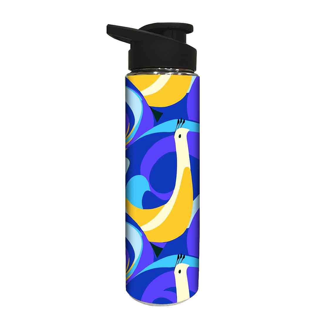 Stainless Steel Water Bottle -  Peafowl Nutcase