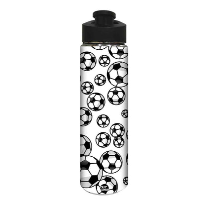 Sipper Stainless Steel Designer Sports Bottle  -  Football Nutcase