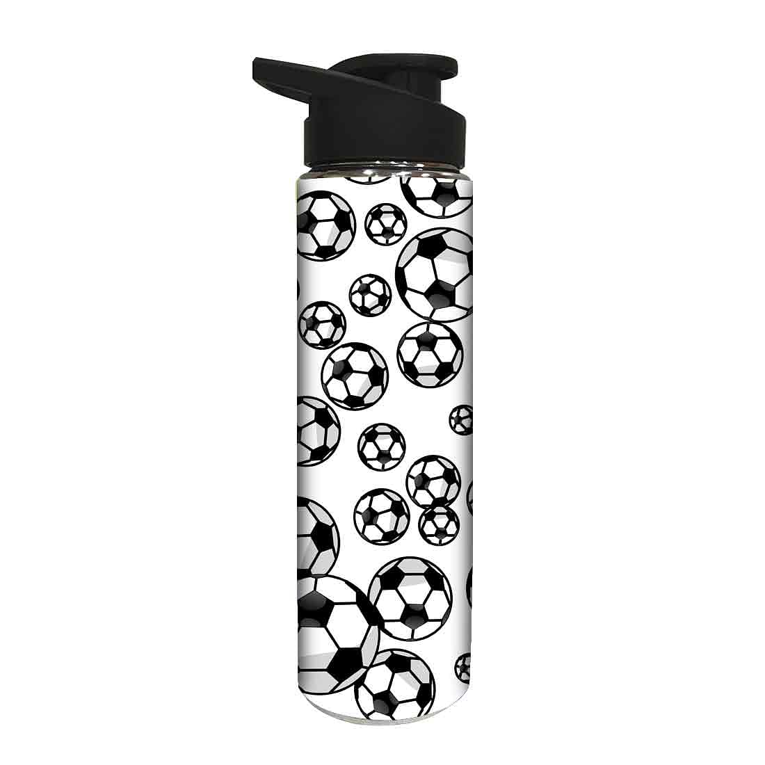 Sipper Stainless Steel Designer Sports Bottle  -  Football Nutcase