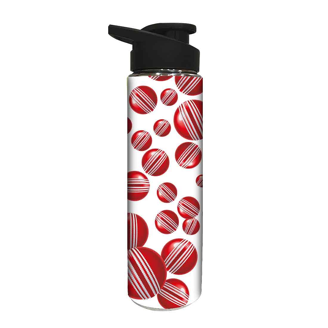 Sports Water Bottle for Children - Red Cricket Ball Nutcase