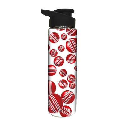 Sports Water Bottle for Children - Red Cricket Ball Nutcase